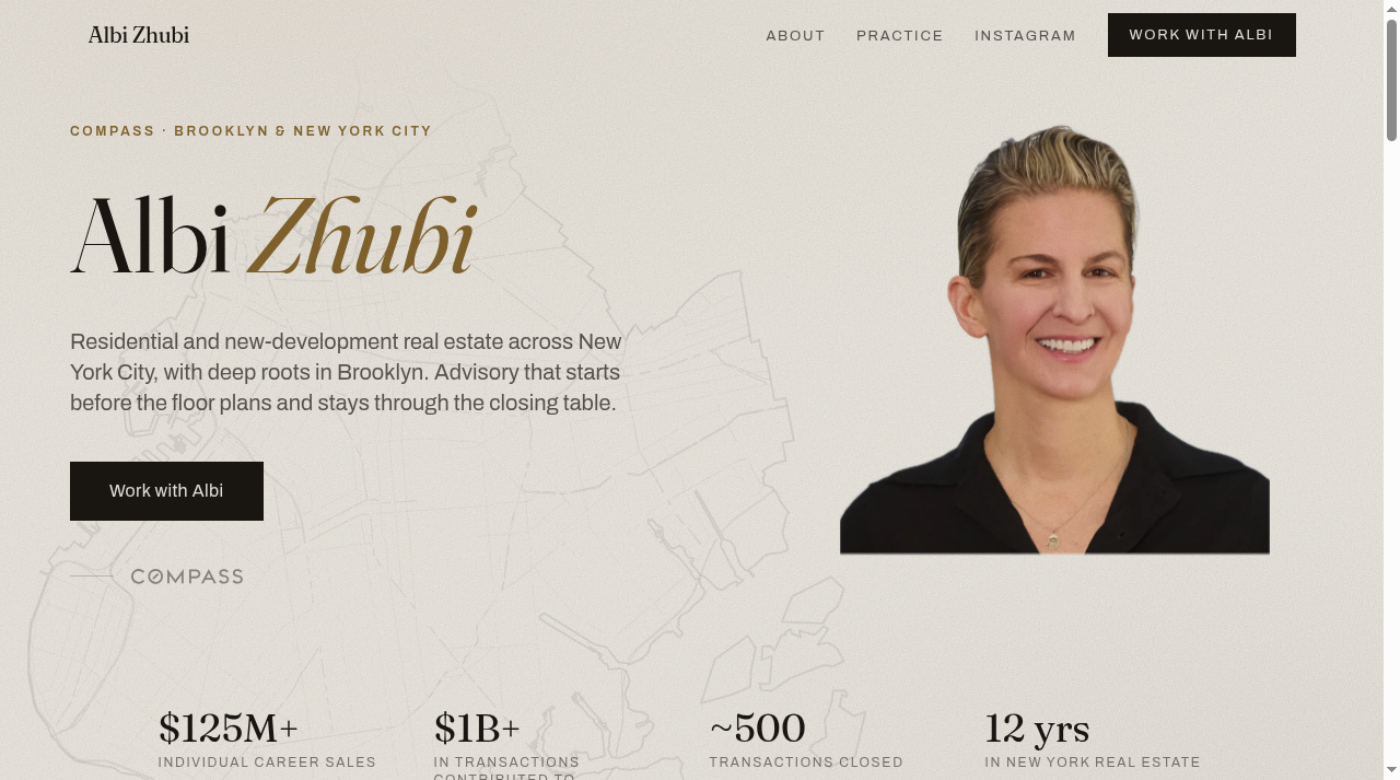 Homepage of albizhubi.com